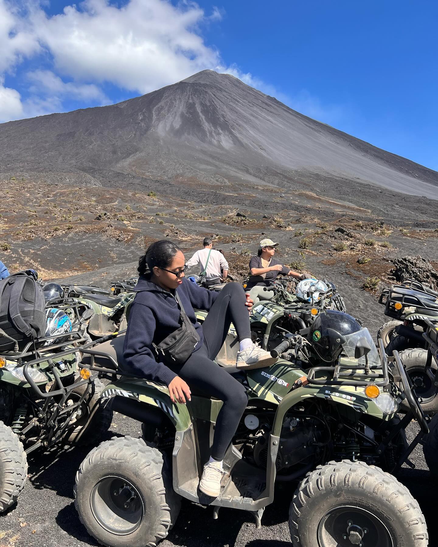 Pacaya Volcano tour visitor photo