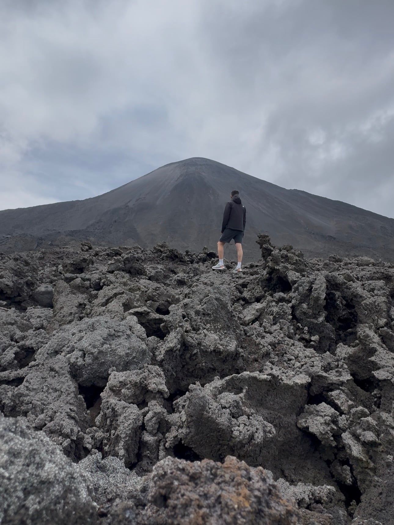 Pacaya Volcano tour visitor photo